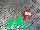 六角孔网板